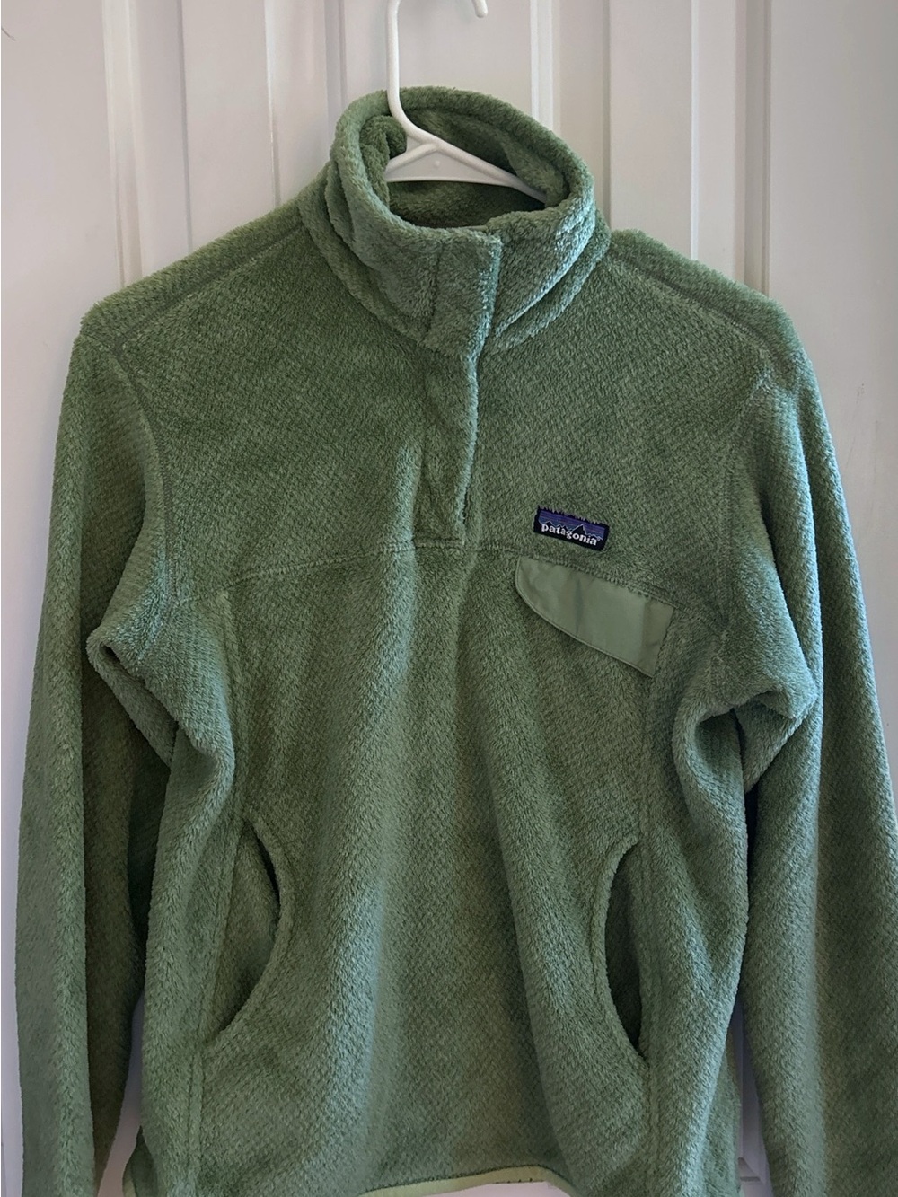 Patagonia Re-Tool Snap-T Fleece Pullover Green Women's S